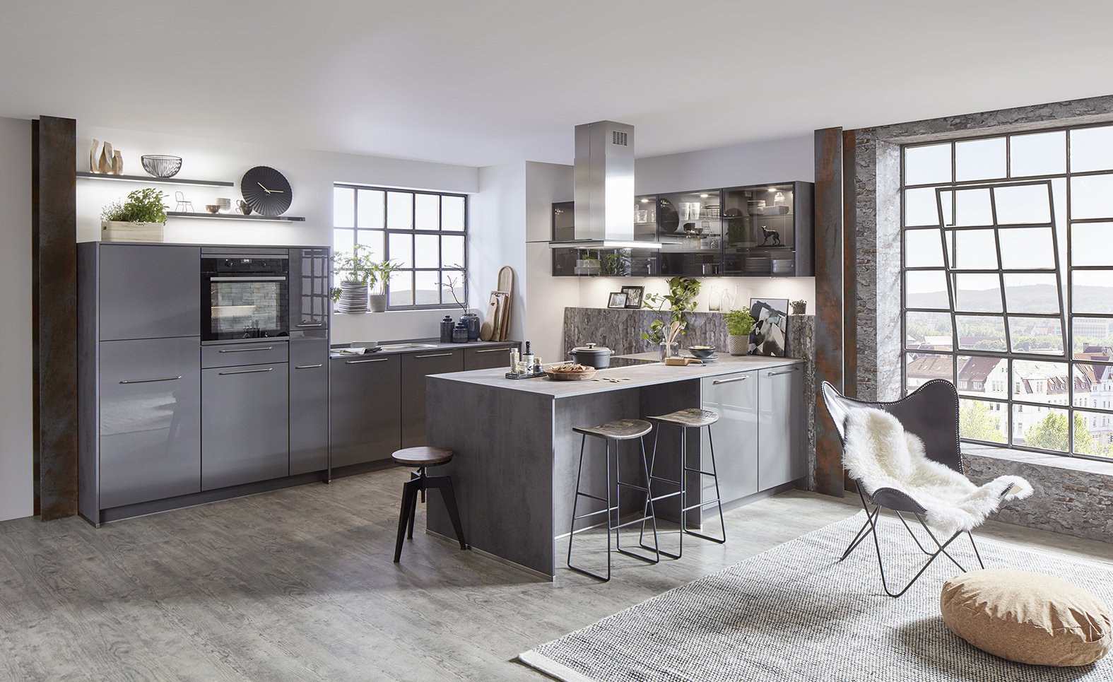 Cool, lässig & voll im Trend: Unsere neuen Loftküchen